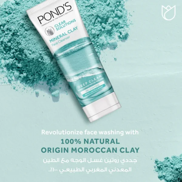 Ponds Clear Solution Mineral Clay Face Cleanser 90g - Image 2
