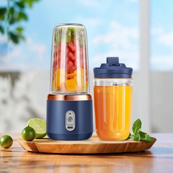 Portable Juicer Multifunctional Electric Mini Juicer Blender Juice Cup with USB Rechargeable Home Kitchen for Fruit Vegetable - Image 2