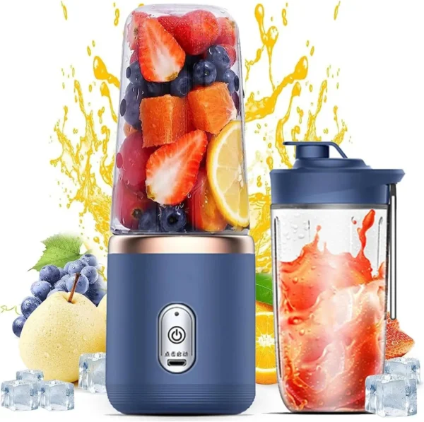 Portable Juicer Multifunctional Electric Mini Juicer Blender Juice Cup with USB Rechargeable Home Kitchen for Fruit Vegetable - Image 3