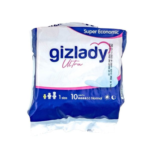 Gizlady Ultra Sanitary Napkins Normal Pack of 10