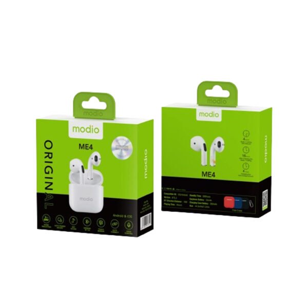 MODIO ME4 Wireless Earbuds Noise cancelling