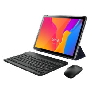 Oteeto TAB 10 Pro, Single SIM 5G Network, 8GB RAM + 512GBG ROM, Wifi, 8000 mAh, 8MP Front + 13MP Rear Camera, Includes Keyboard,Mouse,Touch Pen,OTG,Flip Cover, Gray
