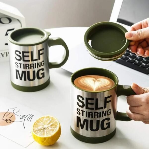 Portable Self Stirring Mug for Tea, Coffee, Juice - Image 2