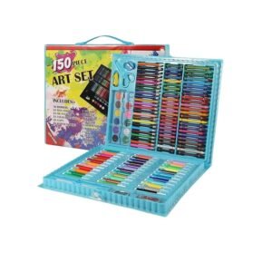 150-Piece Deluxe Art Set – Complete Drawing & Coloring Kit for Kids & Beginners