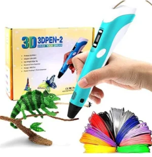 Plastic 3D Pen Set – Creative Drawing Tool for Kids & Adults | Includes Filaments & Accessories