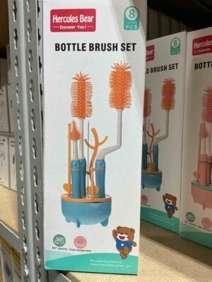 Hercules Bear 8-Piece Bottle Brush Set