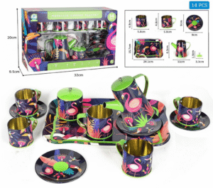 Metallic Coffee Playset (14-Piece Set)