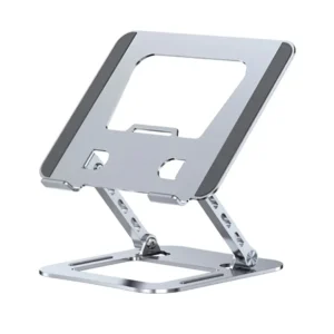 Adjustable Aluminum Laptop Stand – Ergonomic, Foldable & Portable