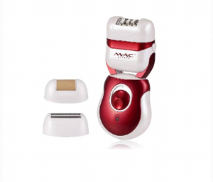 MAC MC-7724 3-in-1 Epilator & Shaver with LED Light and Washable Heads