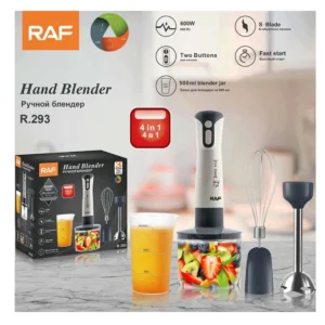 RAF Hand Blender R.293W – Powerful, Compact & Versatile for Everyday Kitchen Use