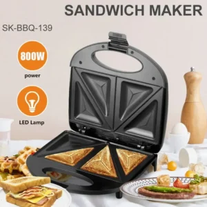 Sokany SK-BBQ-139 2-Face Sandwich Maker