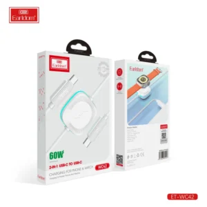 Earldom WC42 2-in-1 USB-C Charging Cable