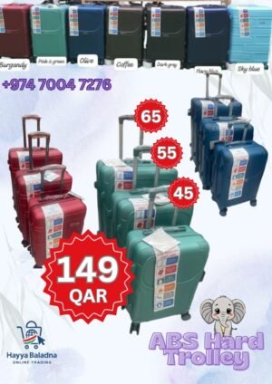 ABS Hard 3Pcs Trolley